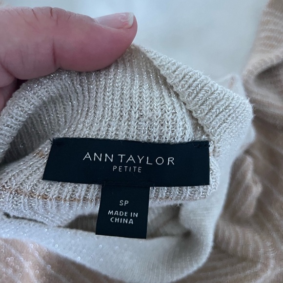 Ann Taylor Gradient Long Sleeve Sweater Dress in ombré - Picture 6 of 11